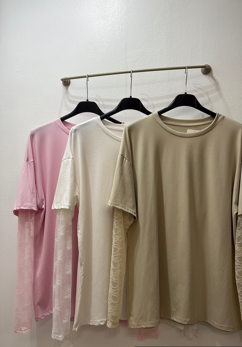 Maglia oversize con pizzo :/