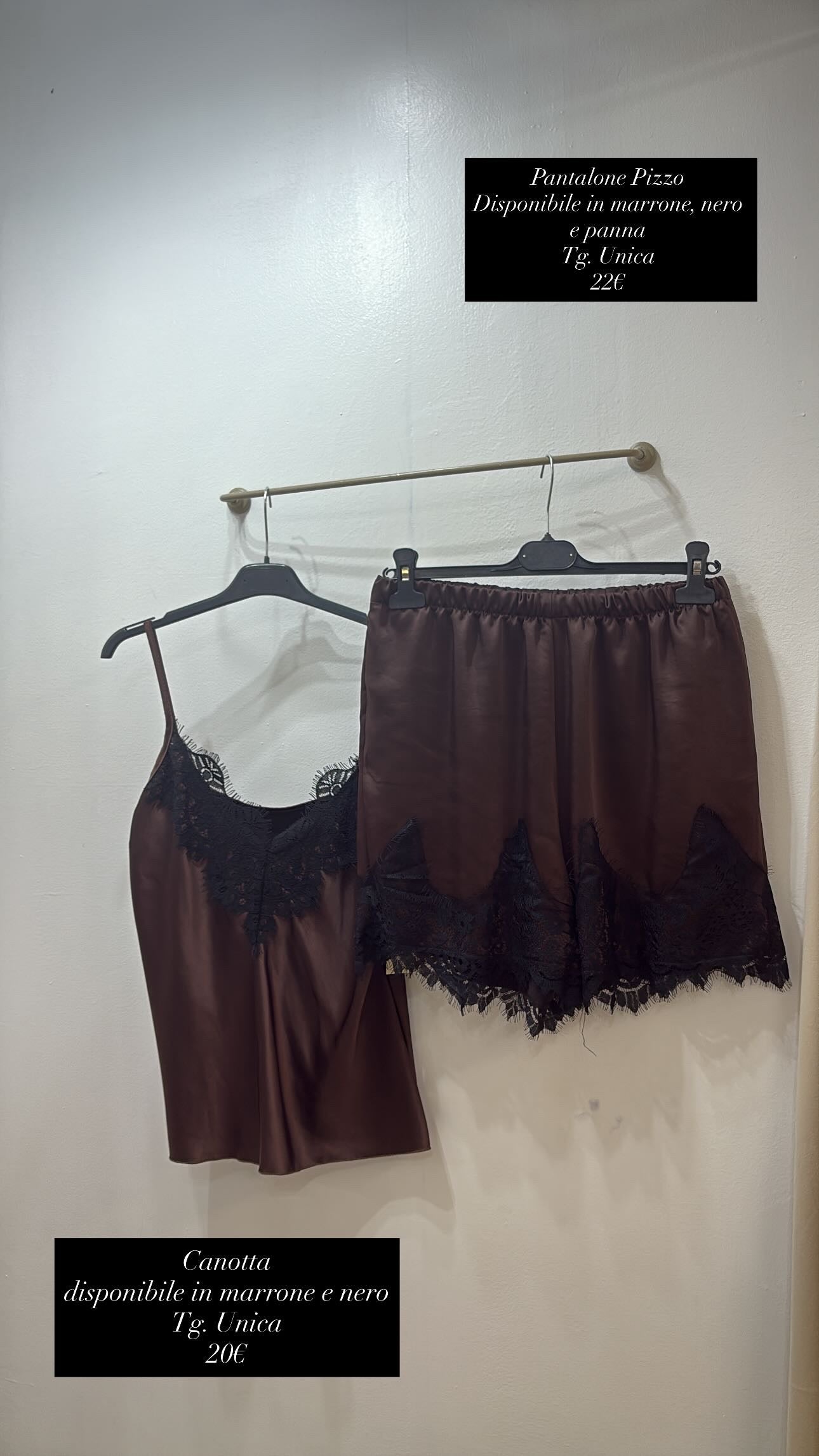 Pantaloncino Satin Pizzo