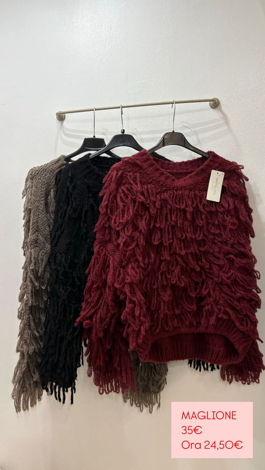 Maglione Soft Fringe