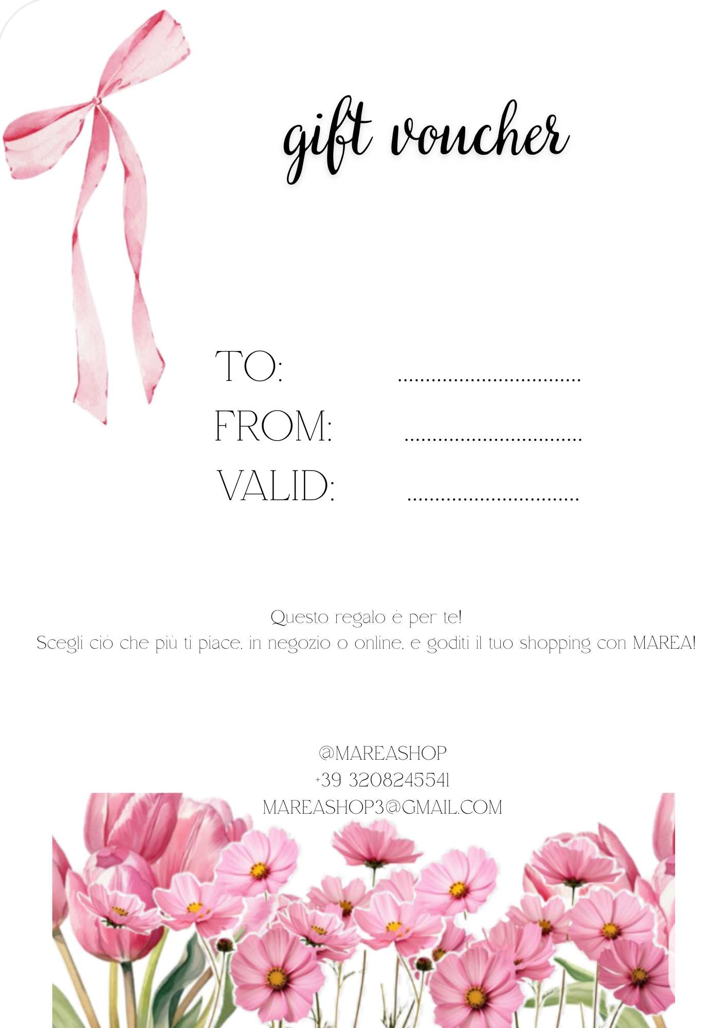 GIFT CARD MAREA